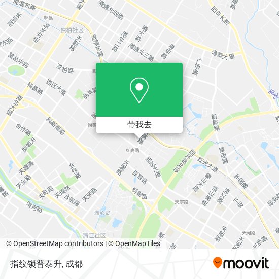 指纹锁普泰升地图