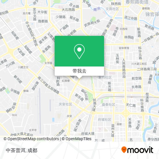 中茶普洱地图