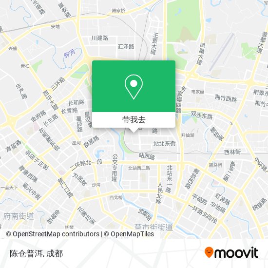 陈仓普洱地图