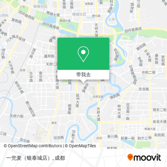 一兜麦（银泰城店）地图