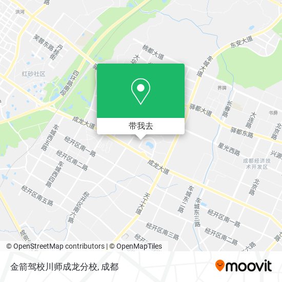 金箭驾校川师成龙分校地图