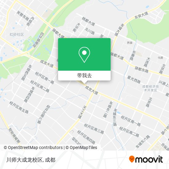 川师大成龙校区地图