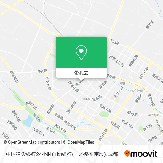 中国建设银行24小时自助银行(一环路东南段)地图