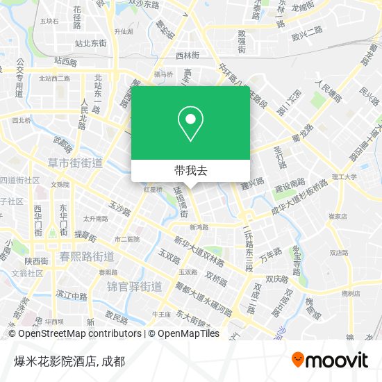 爆米花影院酒店地图