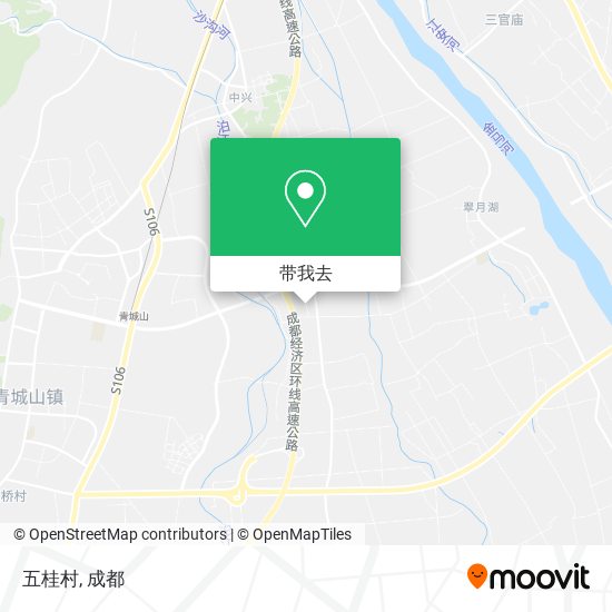 五桂村地图