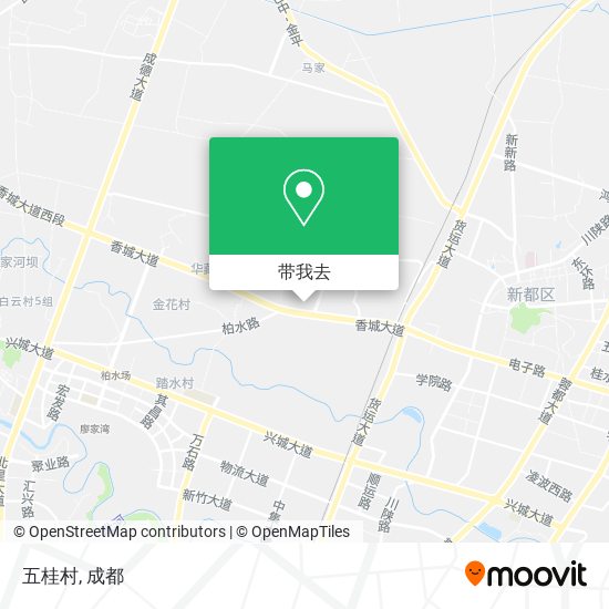 五桂村地图