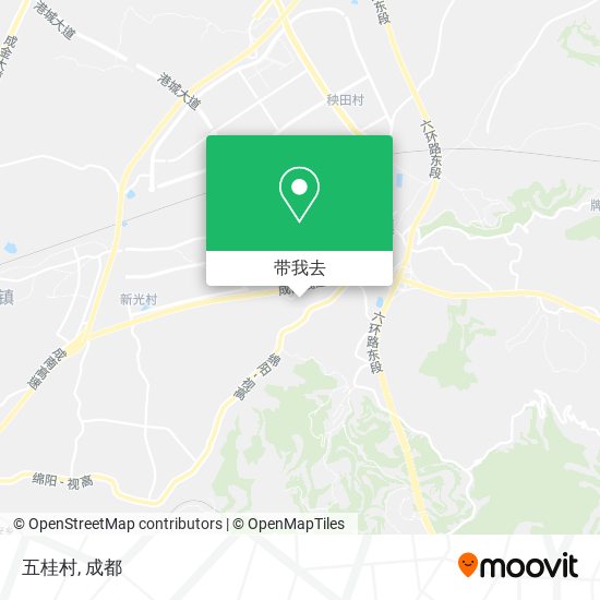 五桂村地图