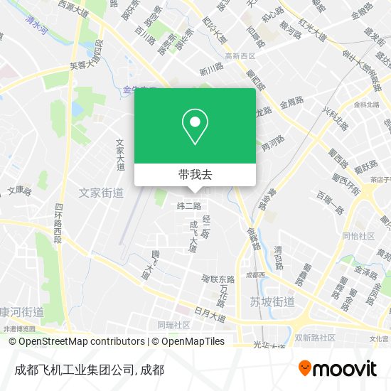 成都飞机工业集团公司地图