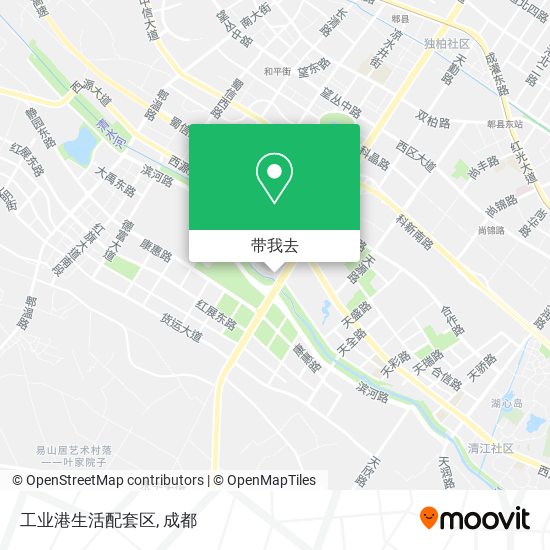 工业港生活配套区地图