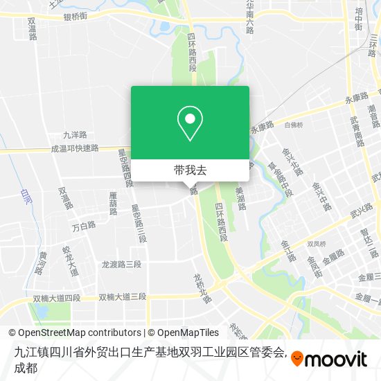 九江镇四川省外贸出口生产基地双羽工业园区管委会地图