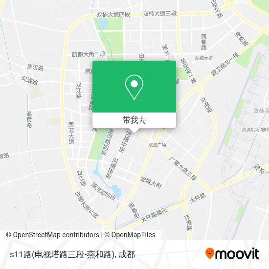 s11路(电视塔路三段-燕和路)地图