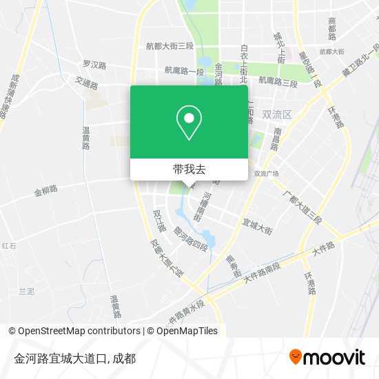 金河路宜城大道口地图