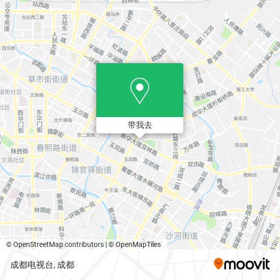 成都电视台地图