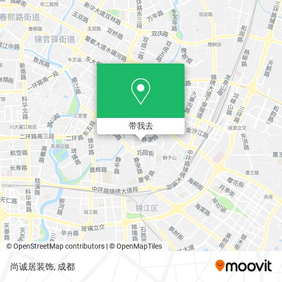 尚诚居装饰地图
