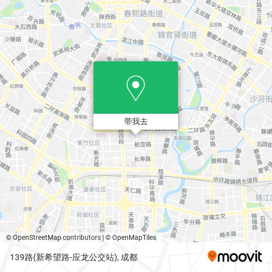 139路(新希望路-应龙公交站)地图
