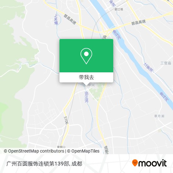 广州百圆服饰连锁第139部地图