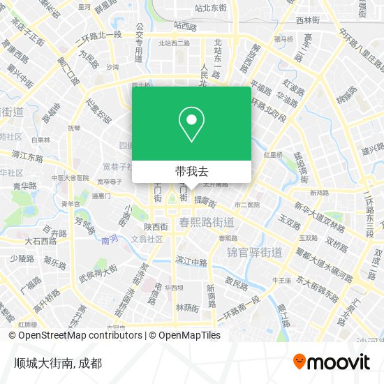 顺城大街南地图