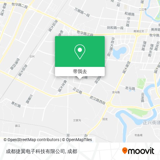 成都捷翼电子科技有限公司地图