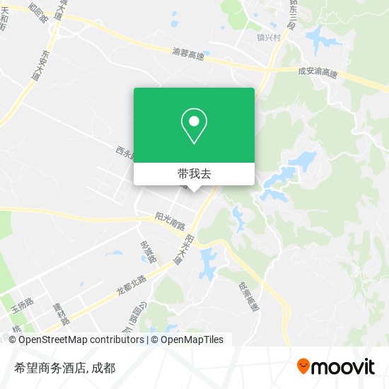 希望商务酒店地图