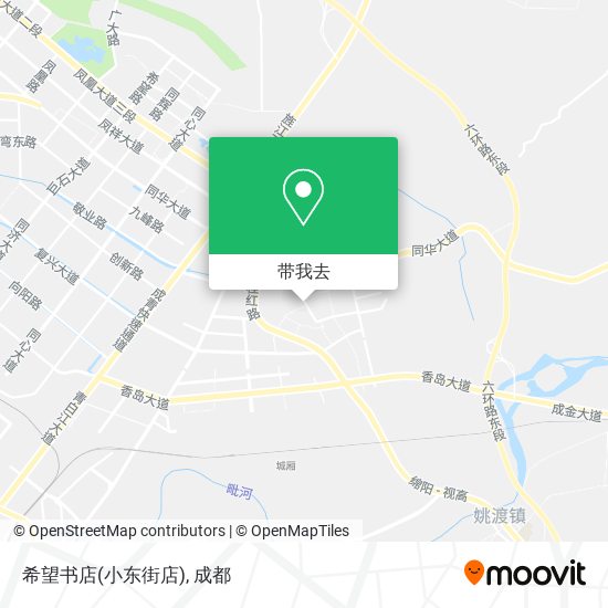 希望书店(小东街店)地图