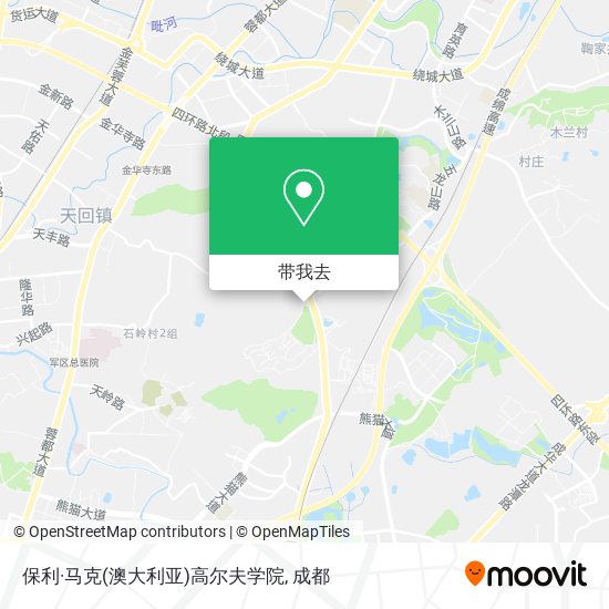 保利·马克(澳大利亚)高尔夫学院地图