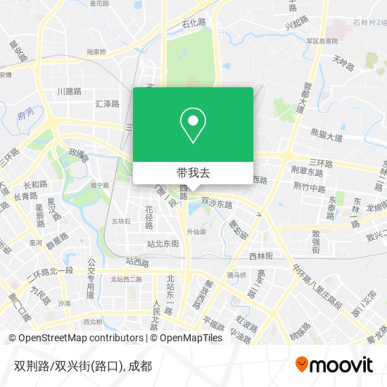 双荆路/双兴街(路口)地图
