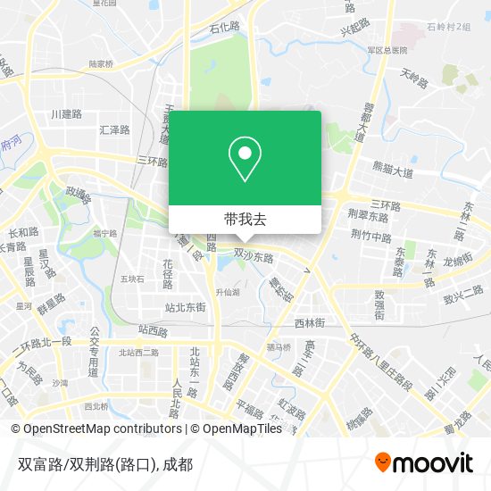 双富路/双荆路(路口)地图