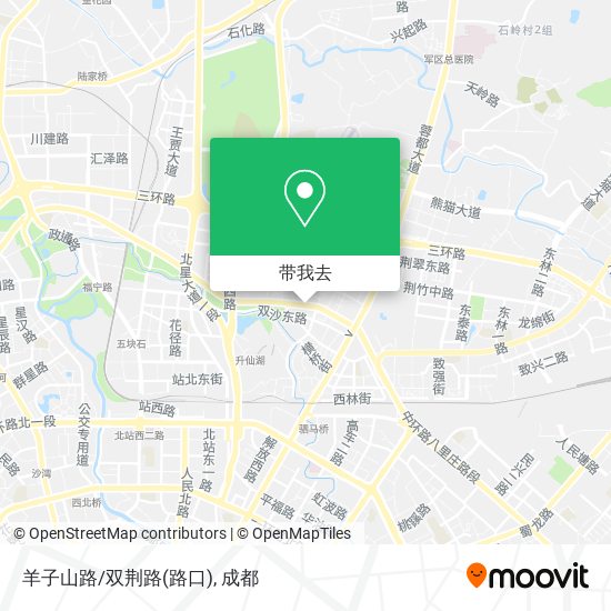 羊子山路/双荆路(路口)地图