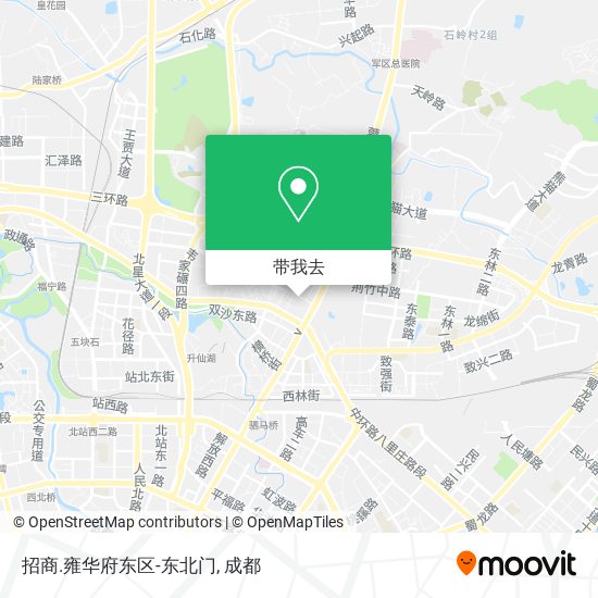 招商.雍华府东区-东北门地图