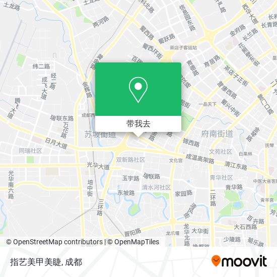 指艺美甲美睫地图