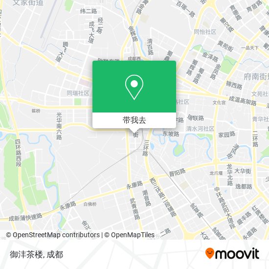 御沣茶楼地图