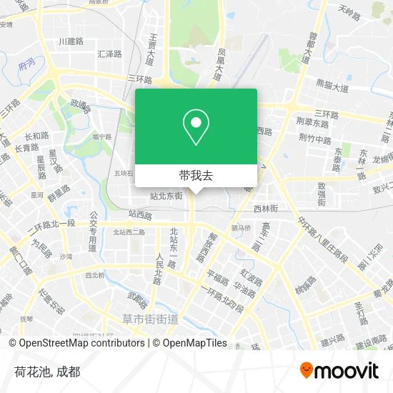 荷花池地图