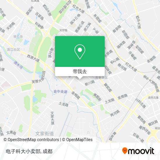 电子科大小卖部地图