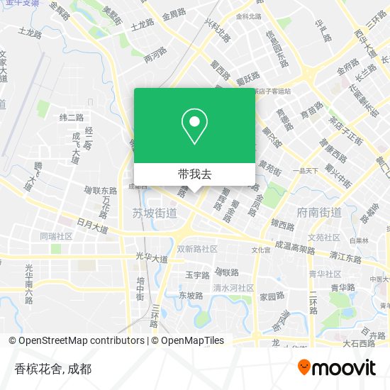 香槟花舍地图