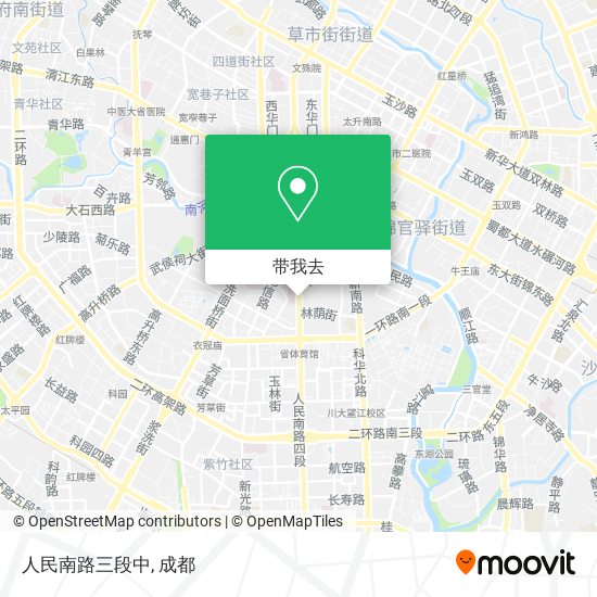 人民南路三段中地图