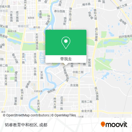 韬睿教育中和校区地图