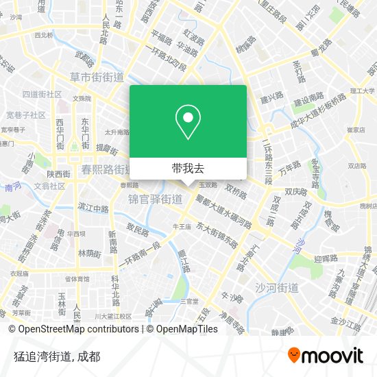 猛追湾街道地图