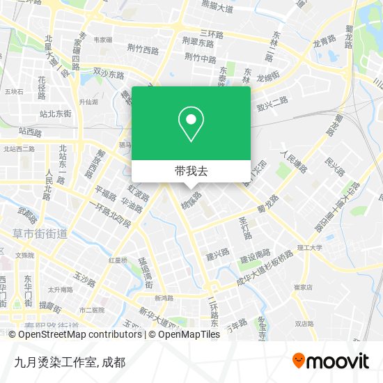 九月烫染工作室地图