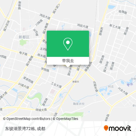 东骏湖景湾72栋地图