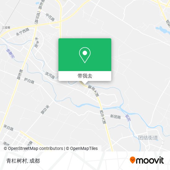 青杠树村地图