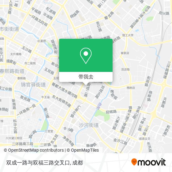双成一路与双福三路交叉口地图