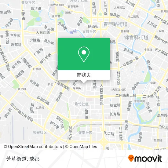 芳草街道地图