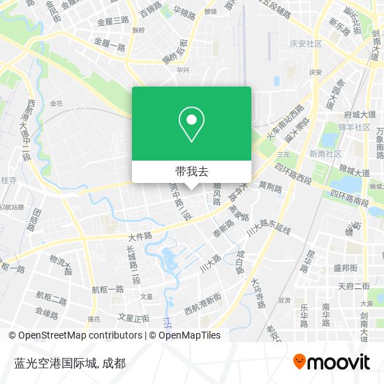 蓝光空港国际城地图