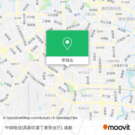 中国电信(高新区紫丁巷营业厅)地图