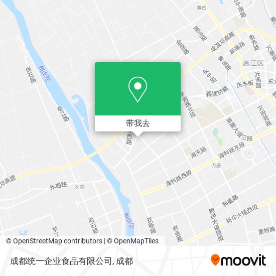 成都统一企业食品有限公司地图