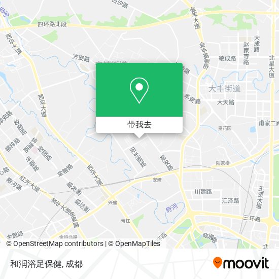 和润浴足保健地图