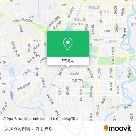 大源双河四期-西2门地图