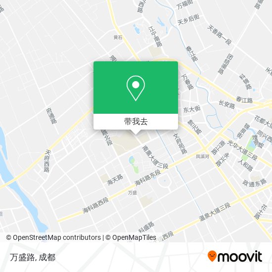 万盛路地图