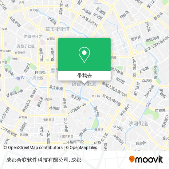 成都合联软件科技有限公司地图