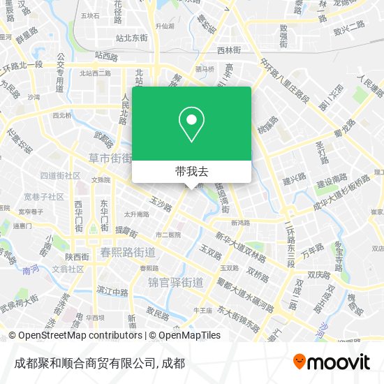 成都聚和顺合商贸有限公司地图